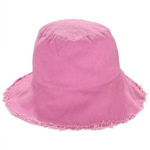 Sun Hats for Women Summer Casual Wide Brim Cotton Bucket Hat Beach Vacation